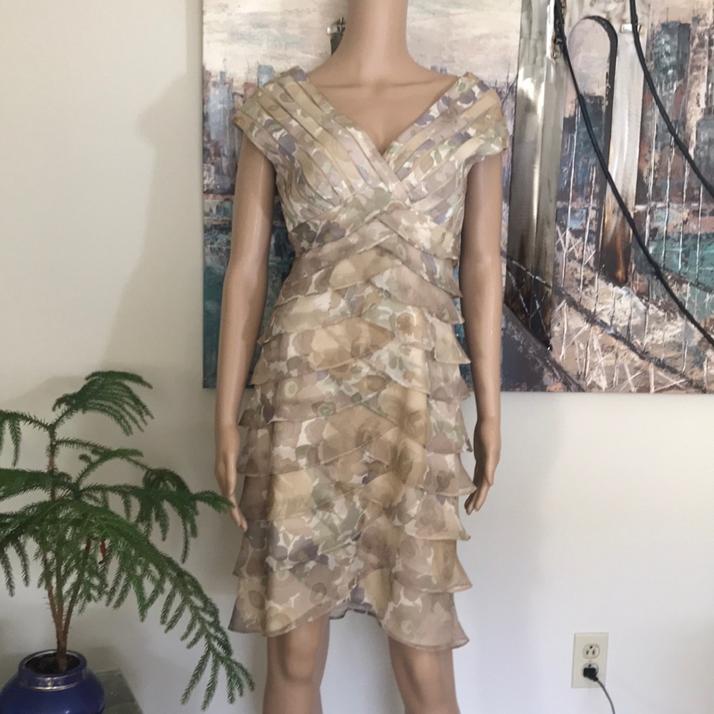 Spring ruffled dress